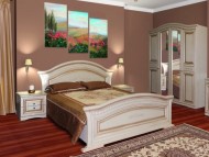 Спальня Николь патина Кровать 2сп (1,8м)